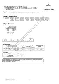 GRM0225C1E3R1BA03L Datasheet Cover