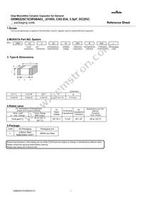GRM0225C1E3R5BA03L Datasheet Cover