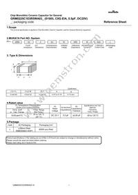 GRM0225C1E5R5WA03L Datasheet Cover