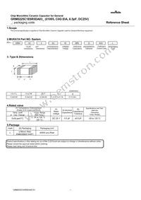 GRM0225C1E6R5DA03L Datasheet Cover