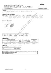 GRM0225C1E7R1CA03L Datasheet Cover