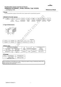 GRM0225C1E7R5WA03L Datasheet Cover