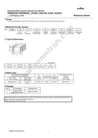 GRM0225C1E9R5BA03L Datasheet Cover