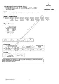 GRM0225C1ER50BA03L Datasheet Cover