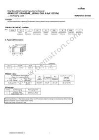 GRM0225C1ER80BDAEL Datasheet Cover