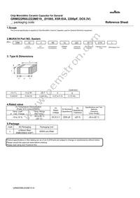 GRM022R60J222ME19L Datasheet Cover