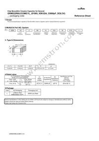 GRM022R60J333ME15L Datasheet Cover