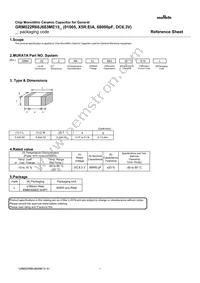 GRM022R60J683ME15L Datasheet Cover