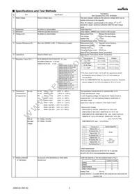 GRM022R61A102ME19L Datasheet Page 2