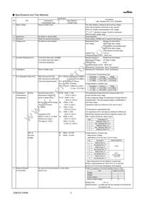 GRM022R71A102KA12L Datasheet Page 2