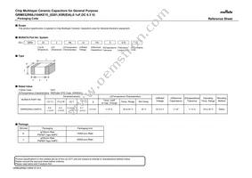 GRM032R60J104KE15D Datasheet Cover