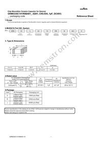 GRM0335C1H1R0BA01J Datasheet Cover