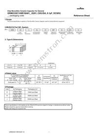 GRM0335C1H9R1BA01D Datasheet Cover