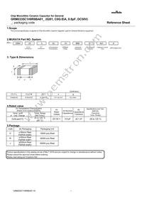 GRM0335C1H9R8BA01D Datasheet Cover