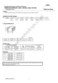 GRM0335C2A5R8CA01D Datasheet Cover