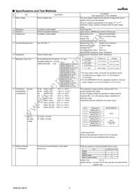 GRM033C80G224ME15D Datasheet Page 2