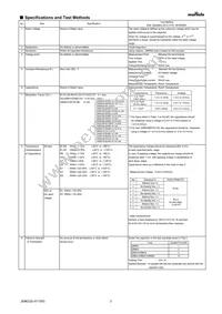 GRM033C81E104ME14D Datasheet Page 2