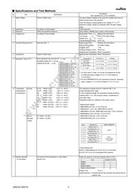 GRM033R61C393ME84D Datasheet Page 2