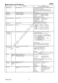 GRM155C80J105KE15D Datasheet Page 2