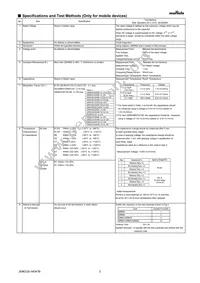 GRM155C80J106ME11J Datasheet Page 2