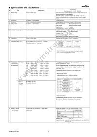 GRM155C81C474KE01D Datasheet Page 2