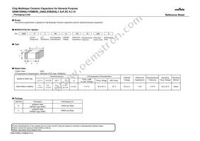 GRM155R60J155ME80D Datasheet Cover