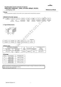 GRM155R71E682JA01D Datasheet Cover