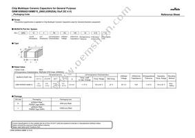 GRM185R60G106ME15D Datasheet Cover