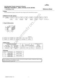 GRM188C71A475KE11D Datasheet Cover