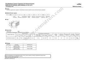 GRM188C81E105KAADD Datasheet Cover