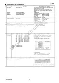 GRM188R61A106KE69D Datasheet Page 2