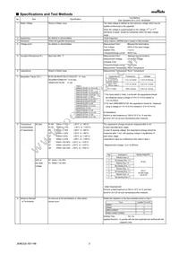 GRM188R61E106KA73D Datasheet Page 2