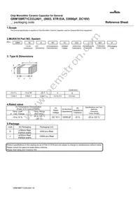 GRM188R71C333JA01D Datasheet Cover