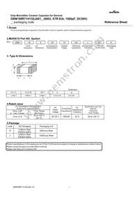 GRM188R71H152JA01D Datasheet Cover