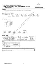 GRM2165C1H432JA01D Datasheet Cover