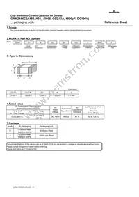 GRM2165C2A182JA01J Datasheet Cover