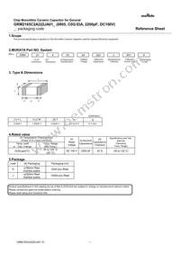 GRM2165C2A222JA01J Datasheet Cover