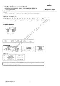 GRM219C71E475KE21L Datasheet Cover