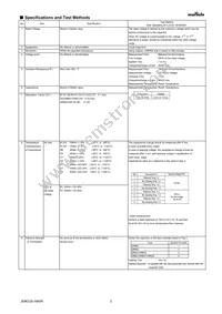 GRM219D71A475ME15D Datasheet Page 2