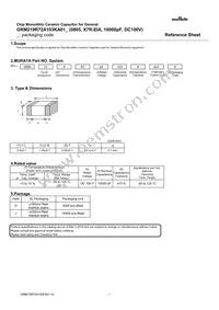 GRM219R72A103KA01D Datasheet Cover