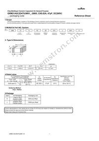 GRM21A5C2D470JW01D Datasheet Cover