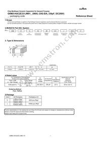 GRM21A5C2E331JW01D Datasheet Cover