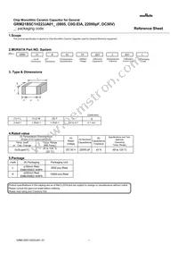 GRM21B5C1H223JA01L Datasheet Cover