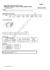 GRM21B7U1H393JA01L Datasheet Cover