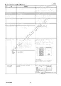 GRM21BC81C106KE15L Datasheet Page 2