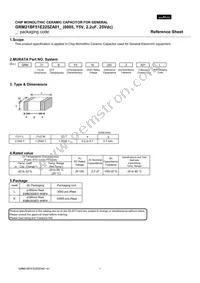 GRM21BF51E225ZA01L Datasheet Cover