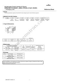 GRM21BR71E124KA01L Datasheet Cover