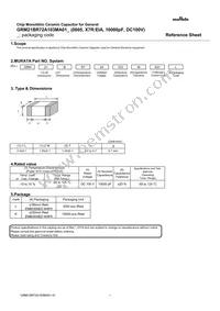 GRM21BR72A103MA01L Datasheet Cover