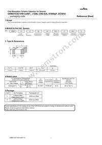 GRM31C5C1H913JA01L Datasheet Cover