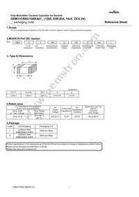 GRM31CR60J106KA01L Datasheet Cover